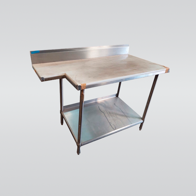 Mesa de trabajo acero inoxidable con sup de Nailamid