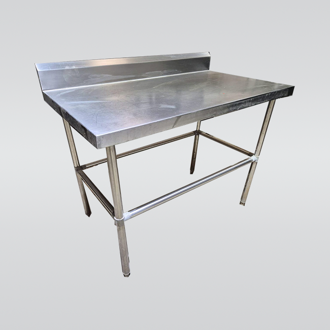 Mesa de trabajo en acero inoxidable