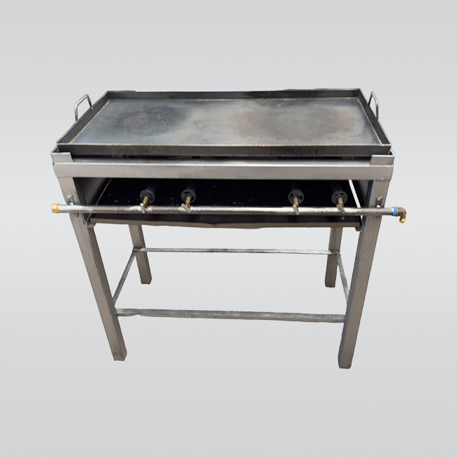 PLANCHA A GAS DE 2 QUEMADORES