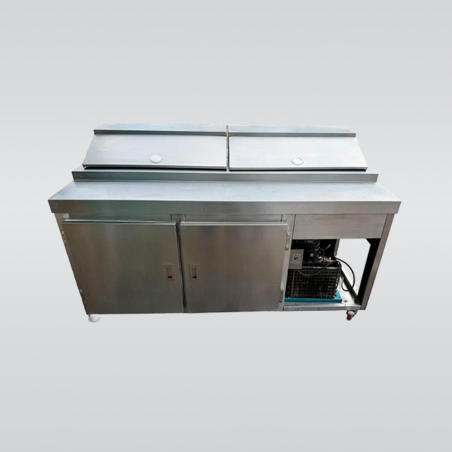 Mesa Fría Refrigerada Acero Inoxidable Genérica